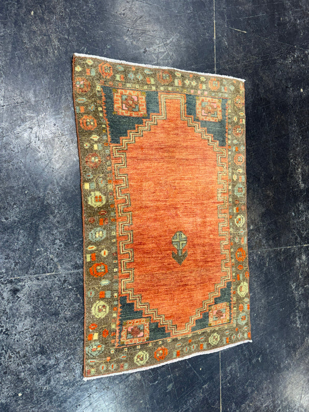 Turkish Vintage Rug 2'3" x 3'6" #24498