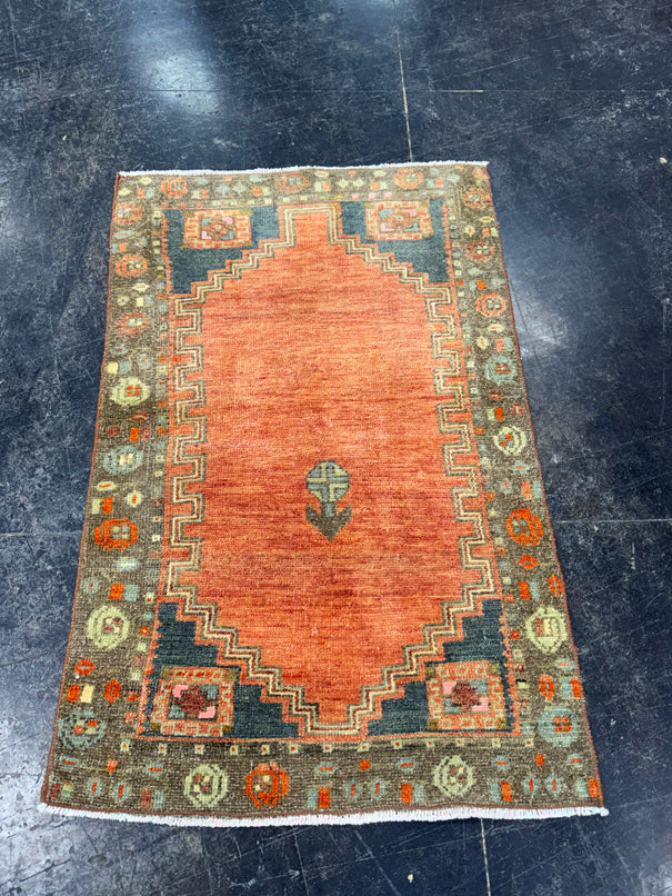 Turkish Vintage Rug 2'3" x 3'6" #24498
