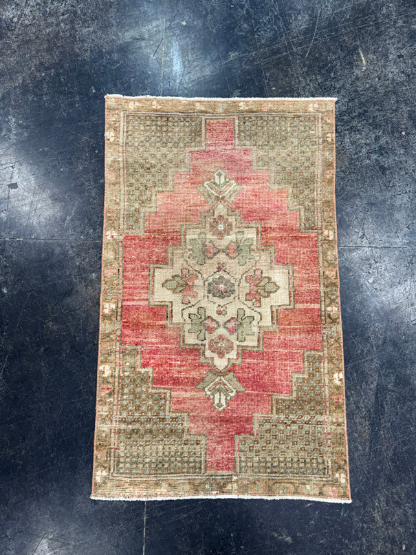 Turkish Vintage Rug 2'3" x 3'9" #24497