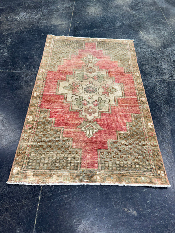 Turkish Vintage Rug 2'3" x 3'9" #24497