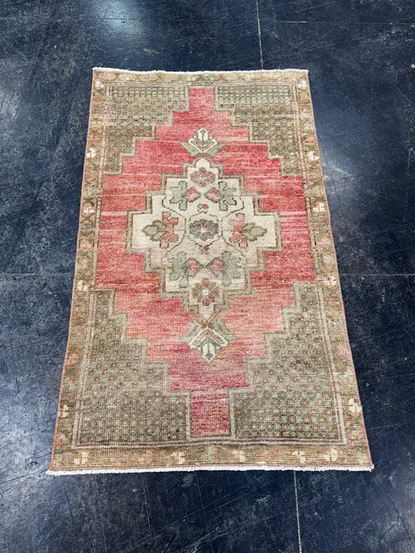 Turkish Vintage Rug 2'3" x 3'9" #24497
