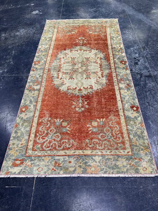 Turkish Vintage Rug 3' x 6'3" #24496