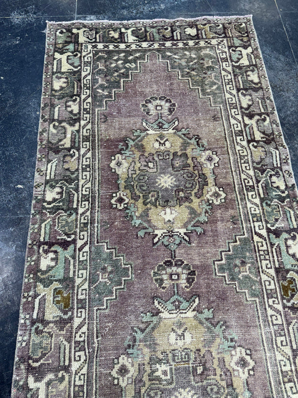 Turkish Vintage Runner Rug 2'11" x 9'6" #244501