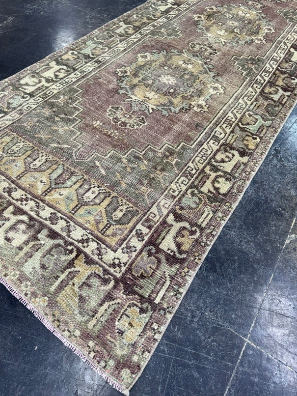 Turkish Vintage Runner Rug 2'11" x 9'6" #244501