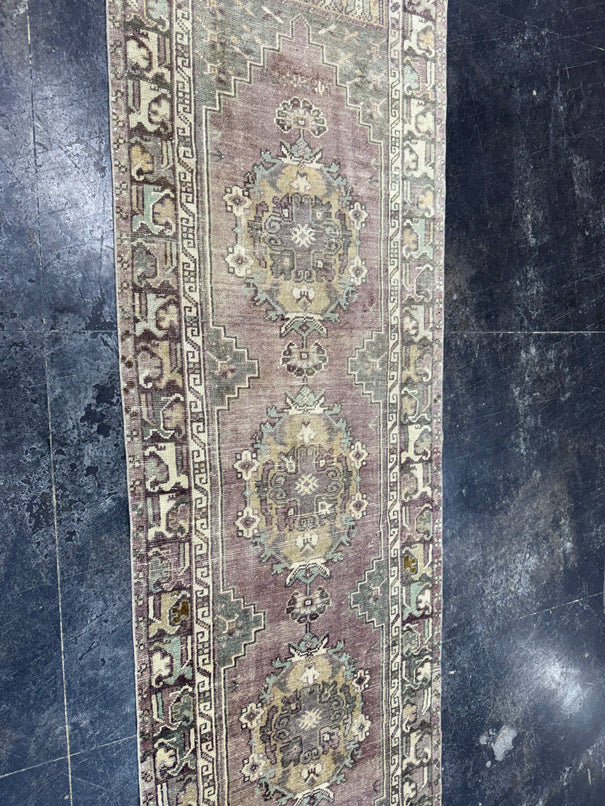 Turkish Vintage Runner Rug 2'11" x 9'6" #244501