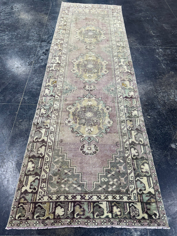Turkish Vintage Runner Rug 2'11" x 9'6" #244501