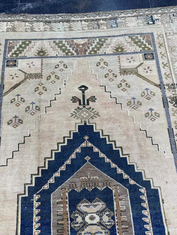 Turkish Vintage Rug 4'11" x 8'5" #24495