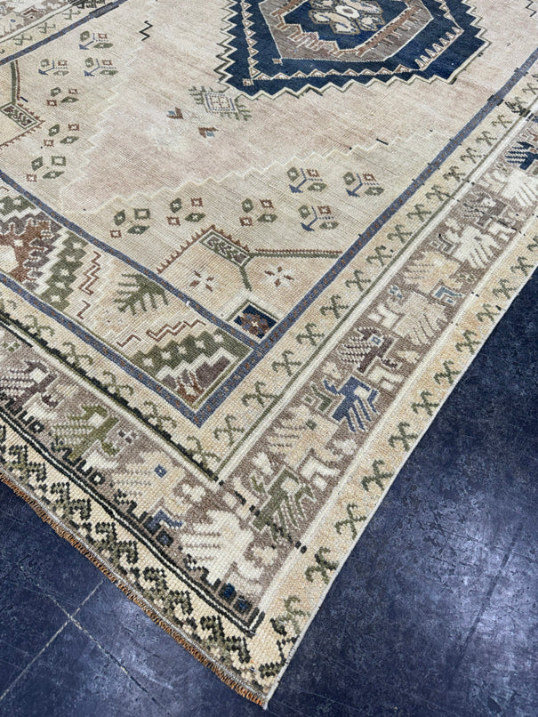 Turkish Vintage Rug 4'11" x 8'5" #24495