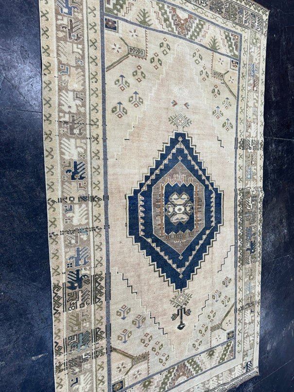 Turkish Vintage Rug 4'11" x 8'5" #24495