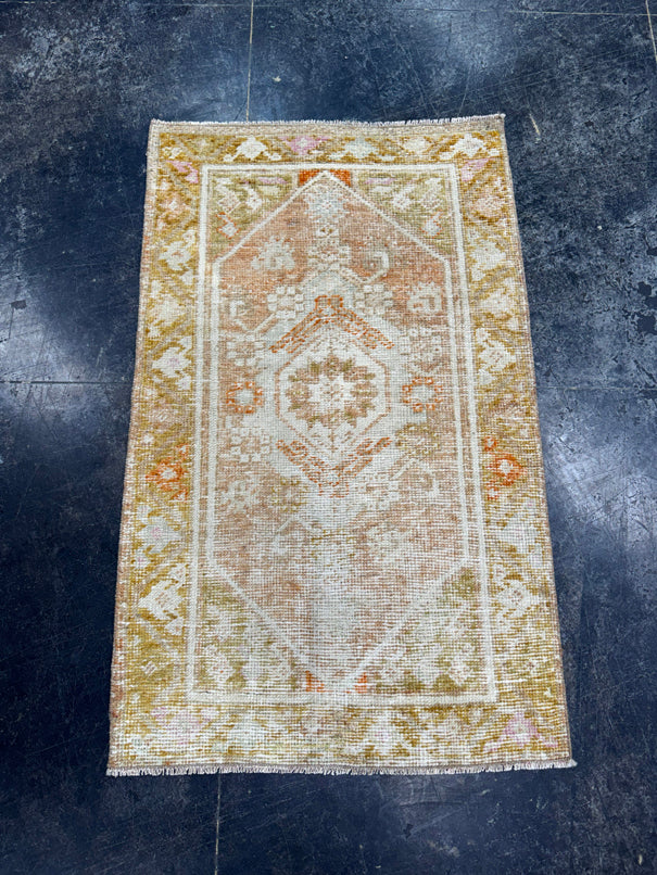 Turkish Vintage Rug 2'6" x 4'2" #24494