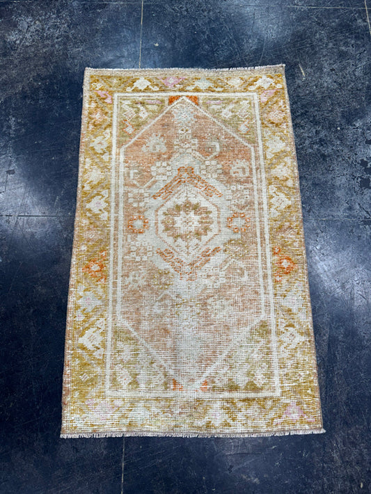 Turkish Vintage Rug 2'6" x 4'2" #24494