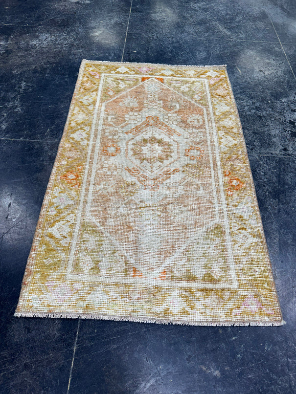 Turkish Vintage Rug 2'6" x 4'2" #24494