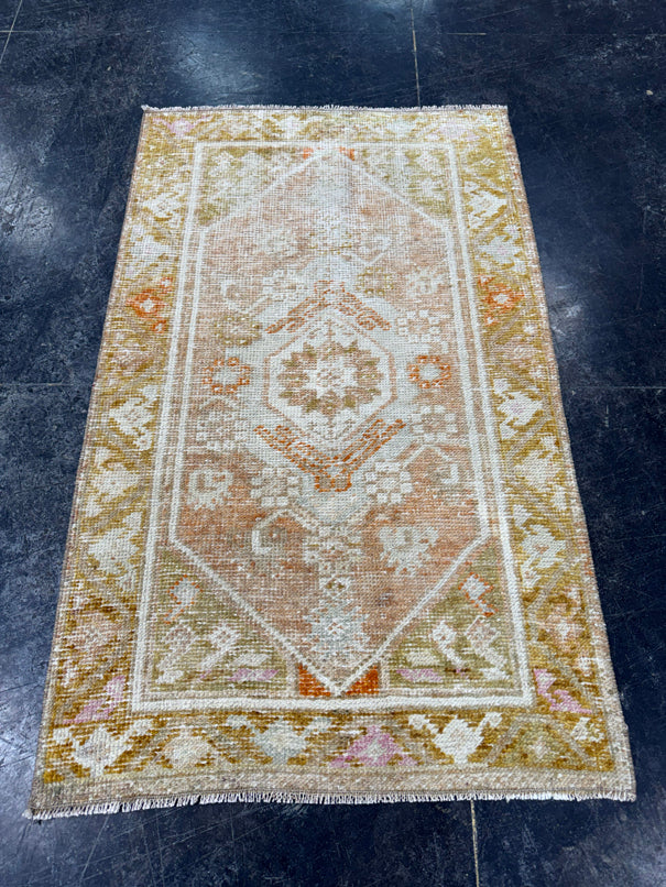 Turkish Vintage Rug 2'6" x 4'2" #24494