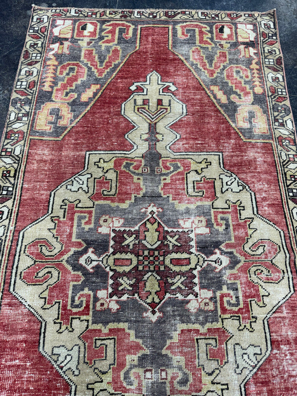 Turkish Vintage Rug 4' x 7'11" #244500