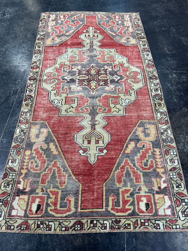 Turkish Vintage Rug 4' x 7'11" #244500
