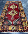 Turkish Vintage Rug 3'8" x 7'1" #24488