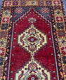 Turkish Vintage Rug 3'8" x 7'1" #24488