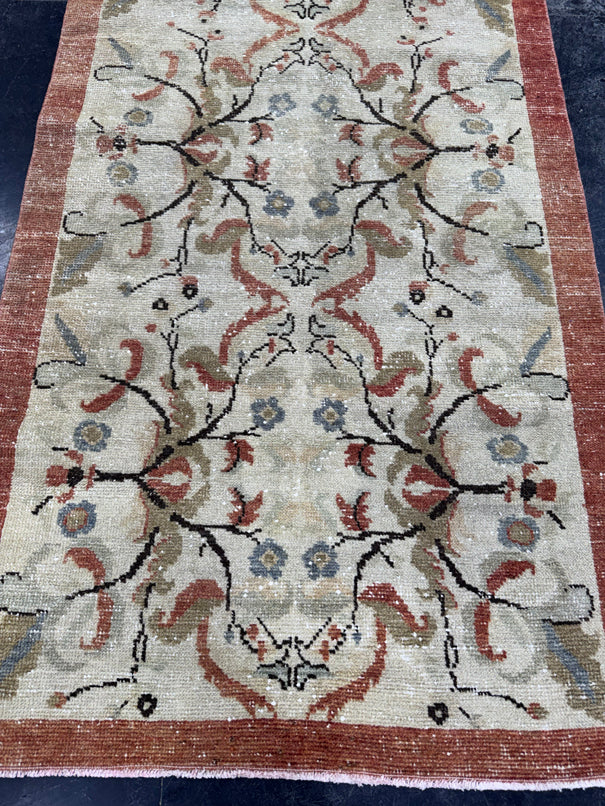 Turkish Vintage Rug 3'2" x 6'2" #24489