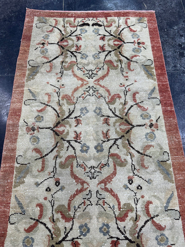 Turkish Vintage Rug 3'2" x 6'2" #24489
