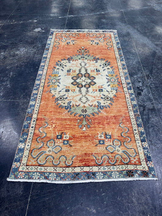 Turkish Vintage Rug 3' x 6'5" #24490