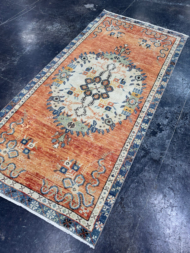 Turkish Vintage Rug 3' x 6'5" #24490