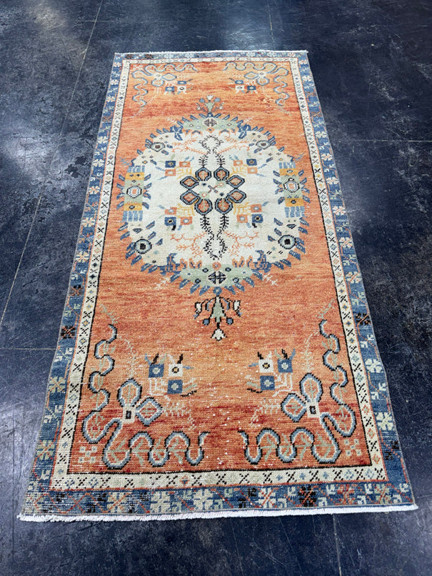 Turkish Vintage Rug 3' x 6'5" #24490