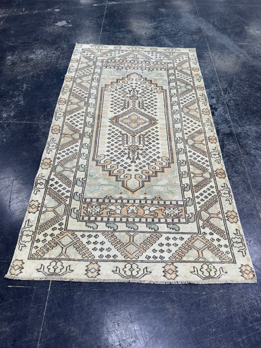 Turkish Vintage Rug 3'3" x 5'11" #24491