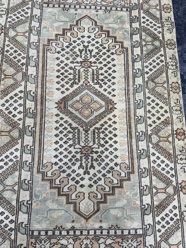 Turkish Vintage Rug 3'3" x 5'11" #24491