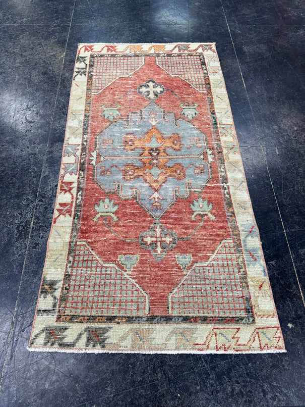 Turkish Vintage Rug 2'5" x 4'11" #24493