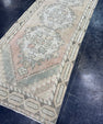 Turkish Vintage Runner Rug 2'8" x 9'3" #24482