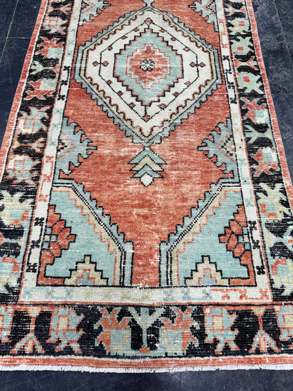 Turkish Vintage Rug 2'5" x 5'1" #24483