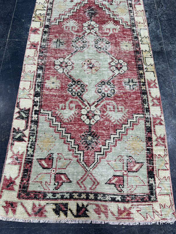 Turkish Vintage Rug 2'4" x 5' #24485