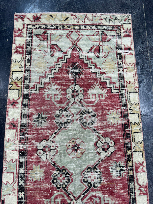 Turkish Vintage Rug 2'4" x 5' #24485