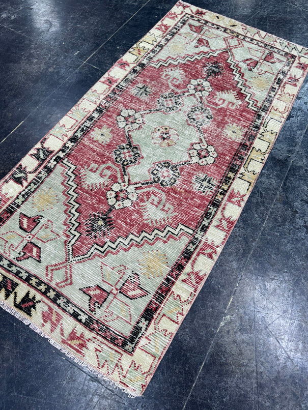Turkish Vintage Rug 2'4" x 5' #24485