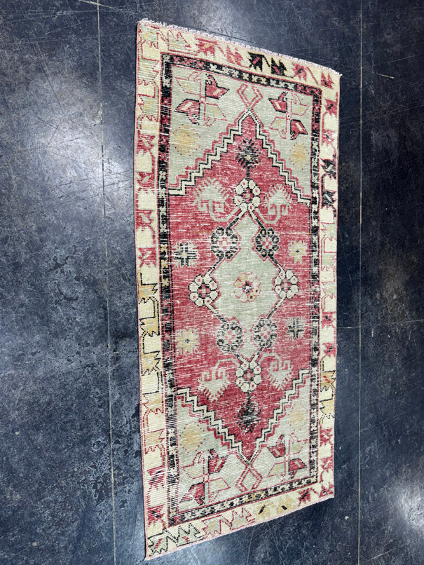 Turkish Vintage Rug 2'4" x 5' #24485