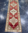 Turkish Vintage Runner Rug 3'5" x 10'8" #24480