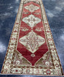 Turkish Vintage Runner Rug 3'5" x 10'8" #24480