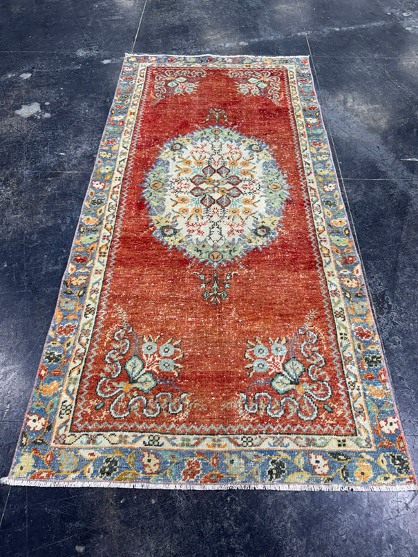 Turkish Vintage Rug 3' x 6'4" #24481