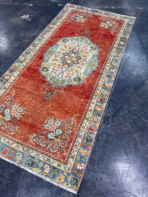 Turkish Vintage Rug 3' x 6'4" #24481