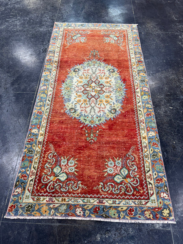 Turkish Vintage Rug 3' x 6'4" #24481