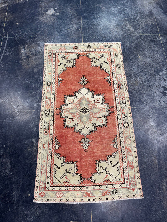 Turkish Vintage Rug 2'11" x 5'2" #24575