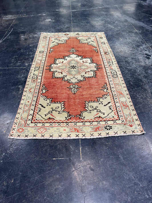 Turkish Vintage Rug 2'11" x 5'2" #24575