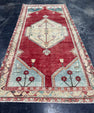 Turkish Vintage Runner Rug 4'5" x 9'1" #24552