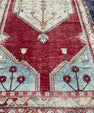 Turkish Vintage Runner Rug 4'5" x 9'1" #24552
