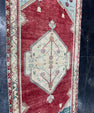 Turkish Vintage Runner Rug 4'5" x 9'1" #24552