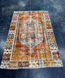 Turkish Vintage Rug 2'7" x 3'10" #24543