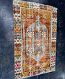 Turkish Vintage Rug 2'7" x 3'10" #24543