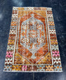 Turkish Vintage Rug 2'7" x 3'10" #24543