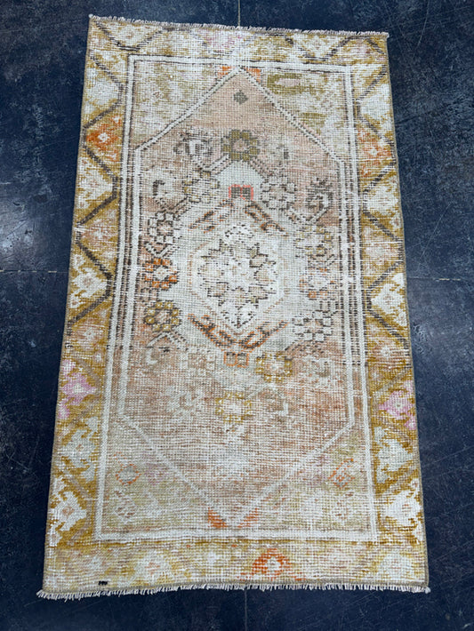Turkish Vintage Rug 2'4" x 4' #24522