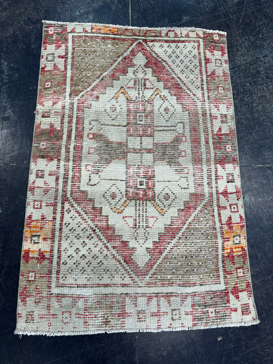 Turkish Vintage Rug 2'4" x 3'6" #24519